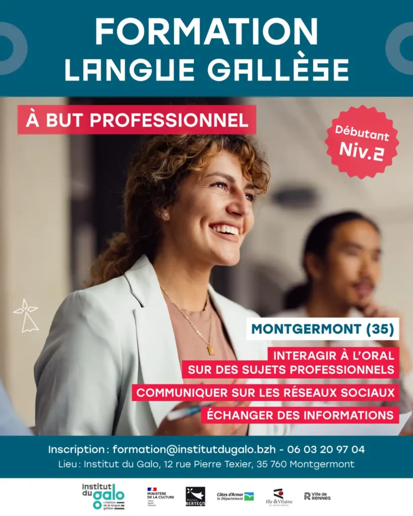 Formation en gallo à but professionnel - niveau 2