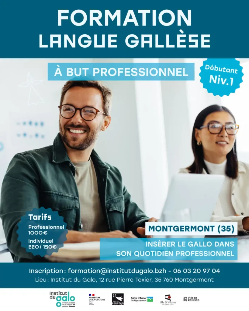 Formation en gallo -Insérer le gallo dans son environnement professionnel