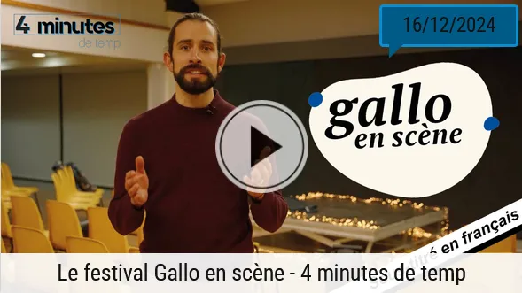 4 minutes de temp - Galoweb - Médias en gallo